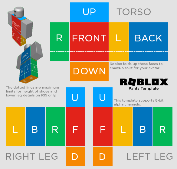 Roblox Shablon Pants